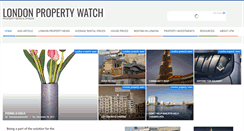 Desktop Screenshot of londonpropertywatch.co.uk